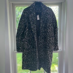 Express jacket, black and white print. NWT.